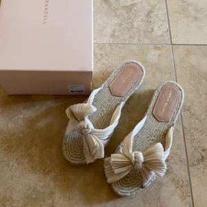 Loeffler Randall Juniper Slide Natural 10 NEW